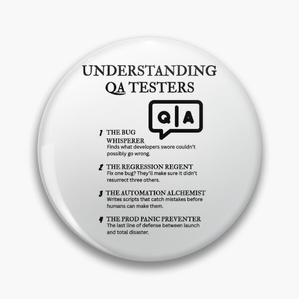 Item preview, Understanding QA Testers – Funny Software Testing Definitions designed and sold by PsyFlow35.