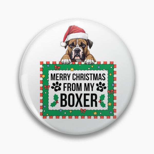 Item preview, Merry Christmas From My Boxer designed and sold by TheAnimalZ00.