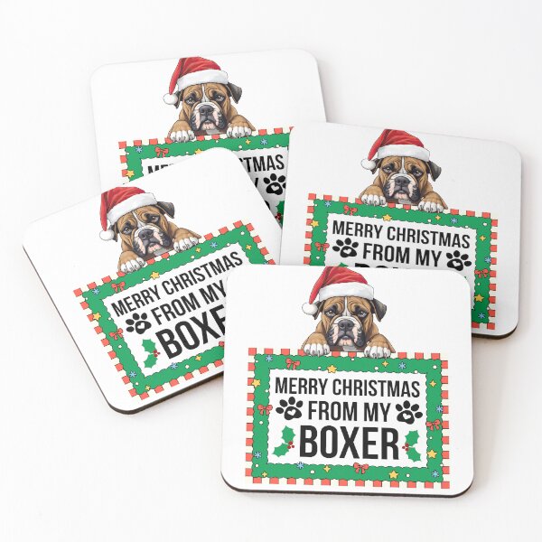 Item preview, Merry Christmas From My Boxer designed and sold by TheAnimalZ00.