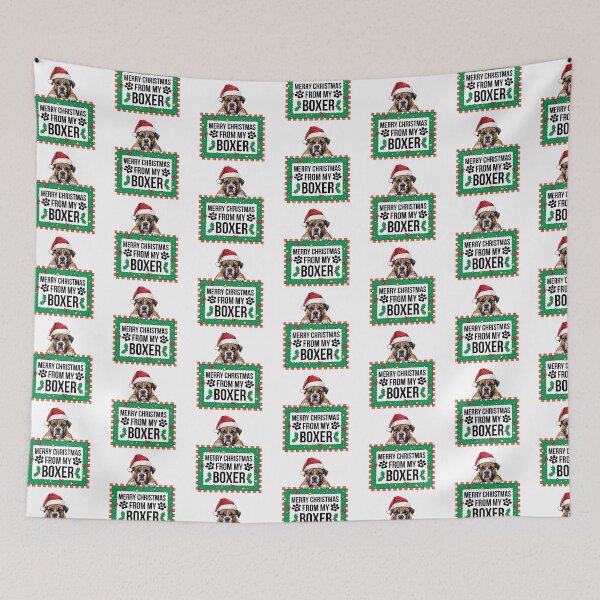 Item preview, Merry Christmas From My Boxer designed and sold by TheAnimalZ00.