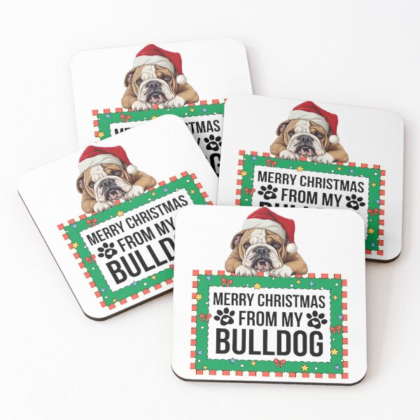 Item preview, Merry Christmas From My Bulldog designed and sold by TheAnimalZ00.