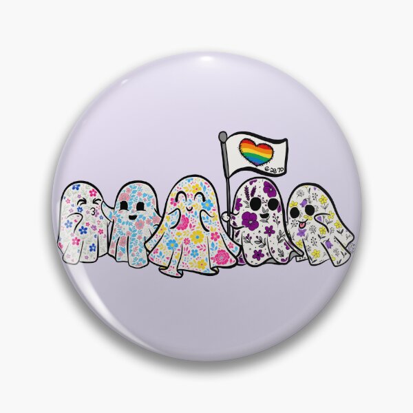 Artikelvorschau, Floral Ghost Pride Parade – Stonewall Forever entworfen und verkauft von Feral-by-Elsie.