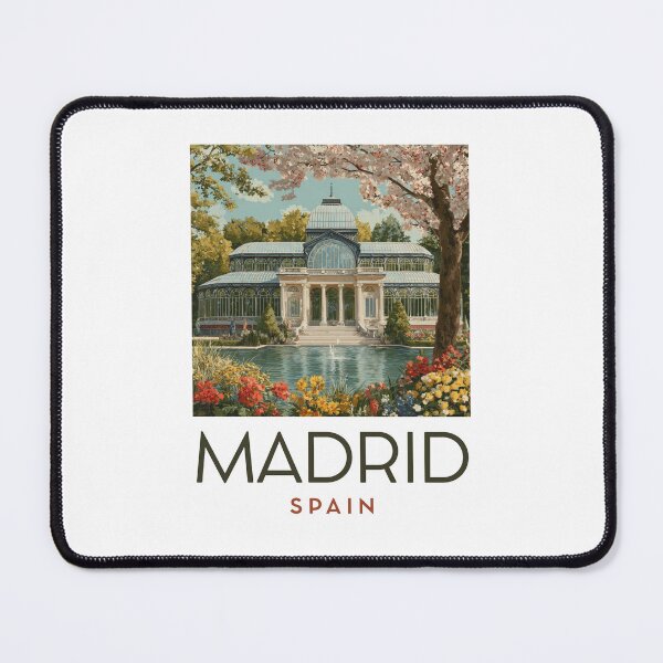 Item preview, A Vintage Travel Art of Madrid - Spain designed and sold by GoodOldVintage.