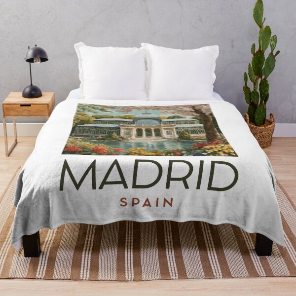Item preview, A Vintage Travel Art of Madrid - Spain designed and sold by GoodOldVintage.