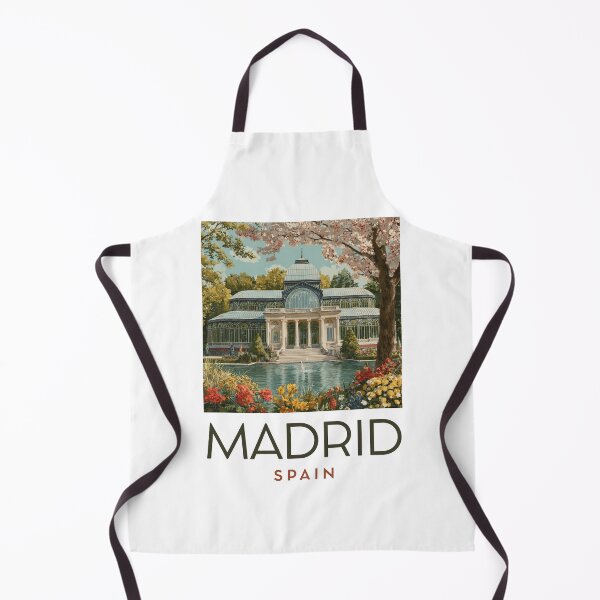 Item preview, A Vintage Travel Art of Madrid - Spain designed and sold by GoodOldVintage.