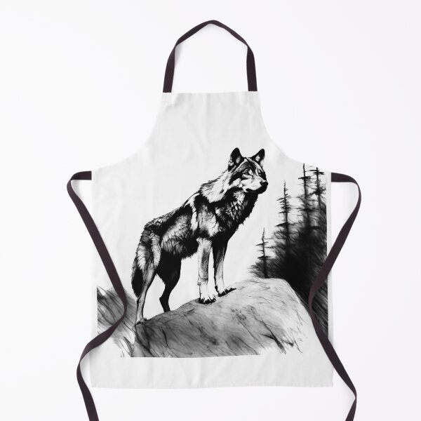 Item preview, Alpha wolf designed and sold by Island Art Studios.