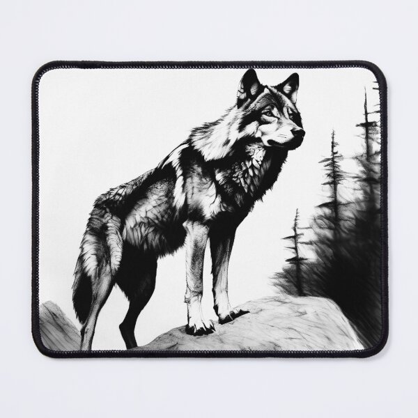 Item preview, Alpha wolf designed and sold by Island Art Studios.