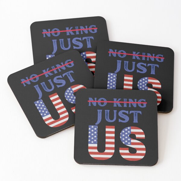 Item preview, No King Just Us: Patriotic Anti-Authoritarian Protest Art designed and sold by elynne9.