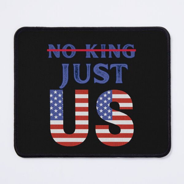 Item preview, No King Just Us: Patriotic Anti-Authoritarian Protest Art designed and sold by elynne9.