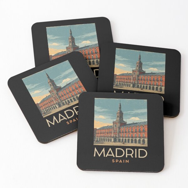 Item preview, A Vintage Travel Art of Madrid - Spain  designed and sold by GoodOldVintage.