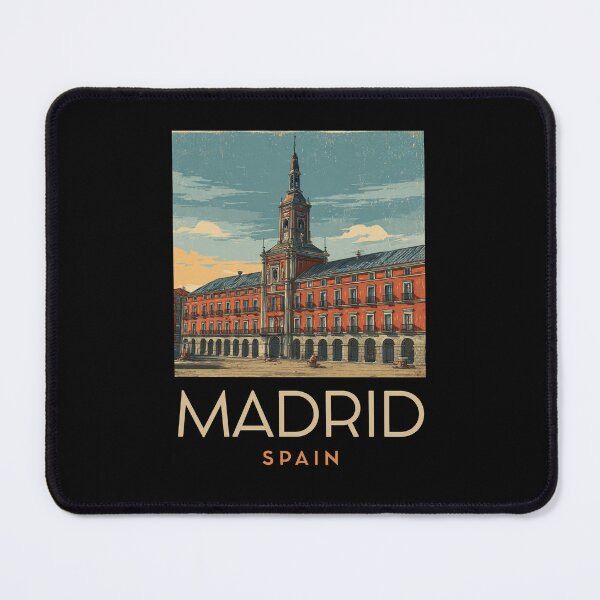 Item preview, A Vintage Travel Art of Madrid - Spain designed and sold by GoodOldVintage.