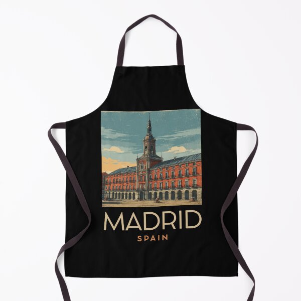 Item preview, A Vintage Travel Art of Madrid - Spain designed and sold by GoodOldVintage.