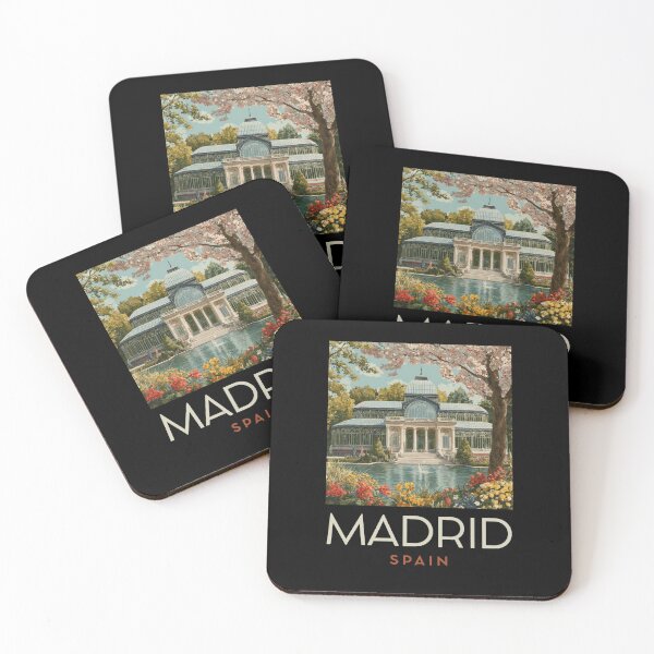 Item preview, A Vintage Travel Art of Madrid - Spain  designed and sold by GoodOldVintage.