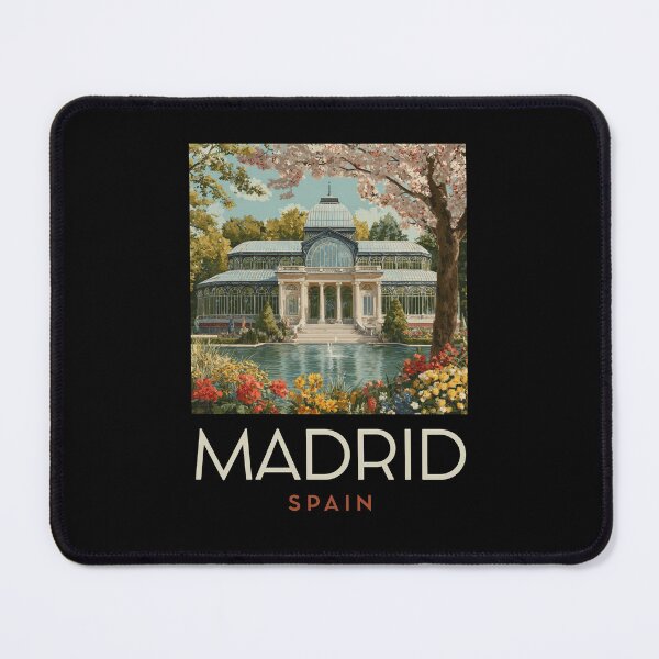 Item preview, A Vintage Travel Art of Madrid - Spain designed and sold by GoodOldVintage.