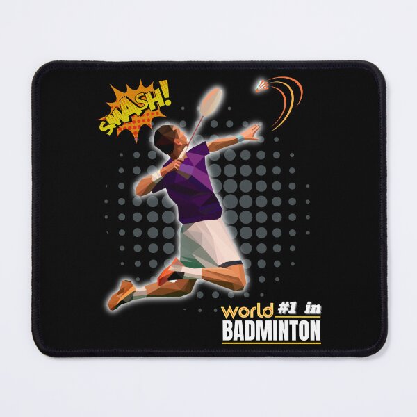 Item preview, Badminton Smash Hero – World No.1 Sports Graphic Tee designed and sold by Jackie2024.