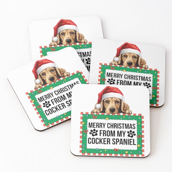 Item preview, Merry Christmas From My Cocker Spaniel designed and sold by TheAnimalZ00.