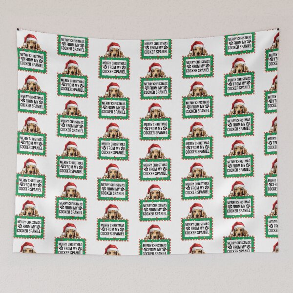 Item preview, Merry Christmas From My Cocker Spaniel designed and sold by TheAnimalZ00.