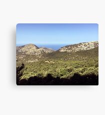 Photo landscape Mallorca Canvas Print