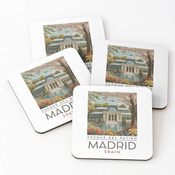 Item preview, A Vintage Travel Art of Madrid - Spain  designed and sold by GoodOldVintage.