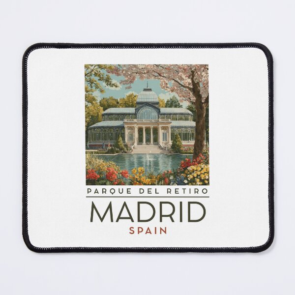 Item preview, A Vintage Travel Art of Madrid - Spain designed and sold by GoodOldVintage.