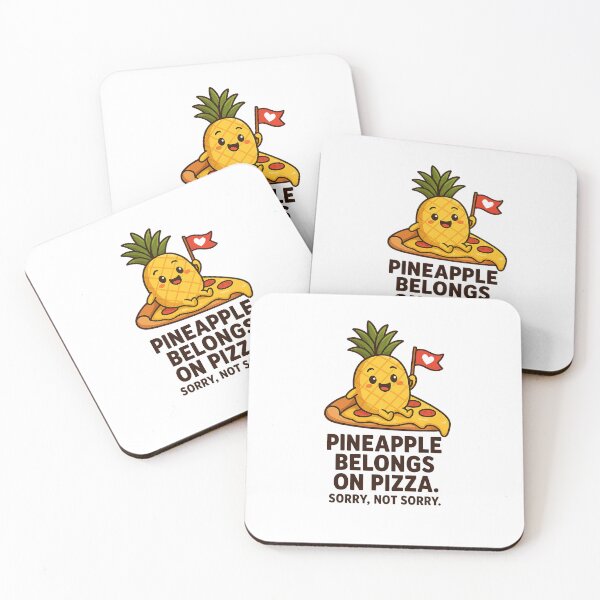 Item preview, Pineapple Belongs on Pizza – Sorry, Not Sorry designed and sold by SnappyPineapple.