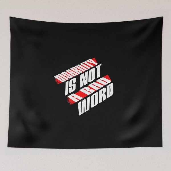 Item preview, Disability Is Not A Bad Word designed and sold by dudelinart.
