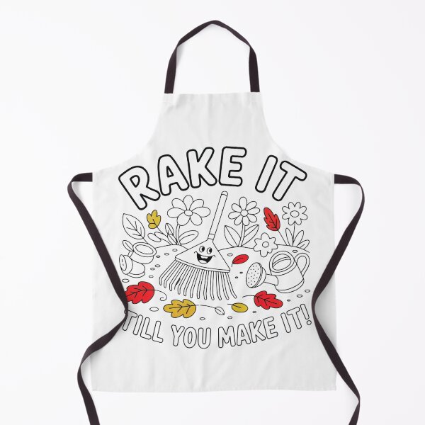 Item preview, Gardening Pun Rake It Till You Make It designed and sold by MadCatPrints.
