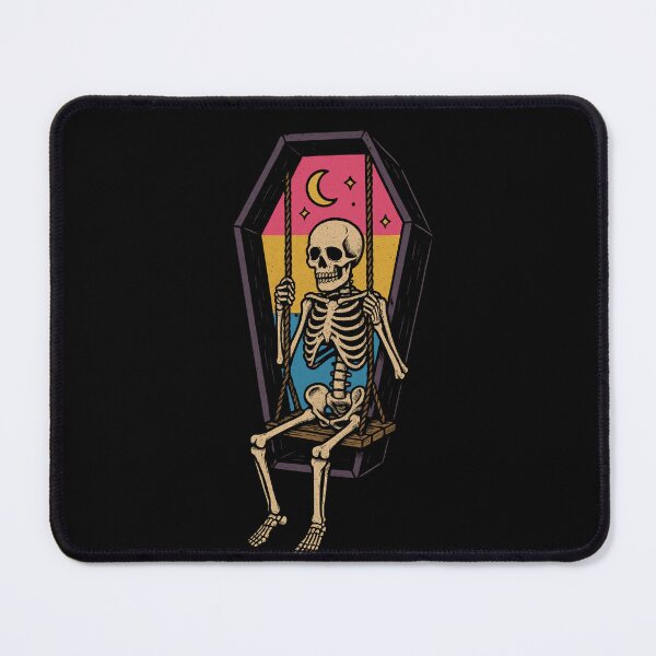 Item preview, Skeleton Swinging in Coffin Pansexual Pride Design designed and sold by haitrieuic96.