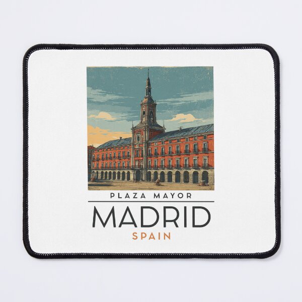 Item preview, A Vintage Travel Art of Madrid - Spain  designed and sold by GoodOldVintage.