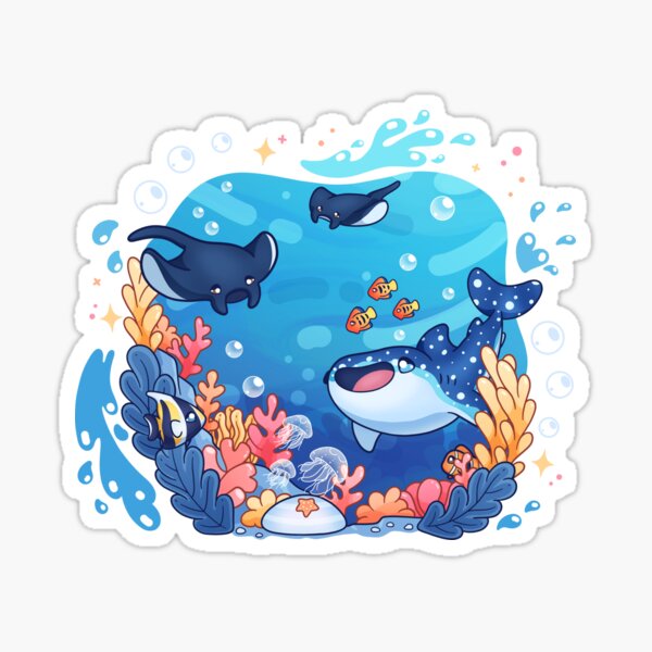 Item preview, Underwater wonderland designed and sold by IlonkasDraws.