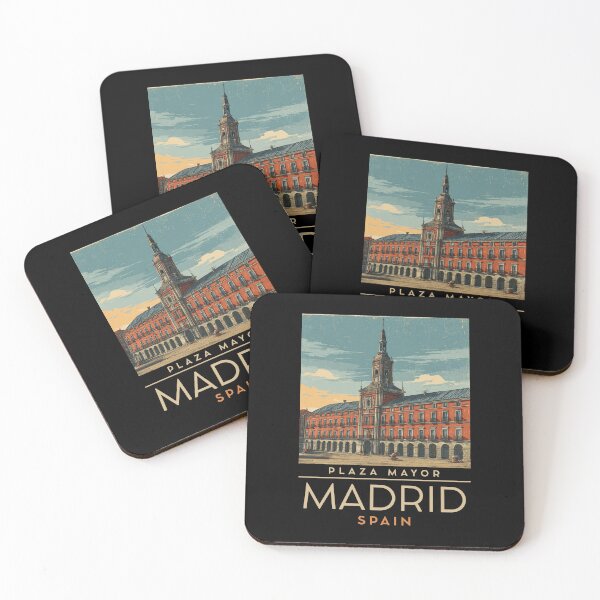 Item preview, A Vintage Travel Art of Madrid - Spain  designed and sold by GoodOldVintage.