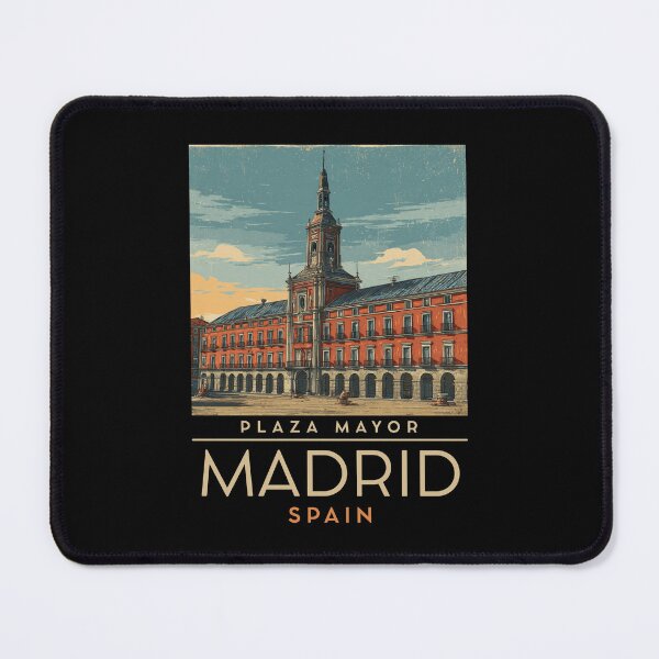 Item preview, A Vintage Travel Art of Madrid - Spain  designed and sold by GoodOldVintage.