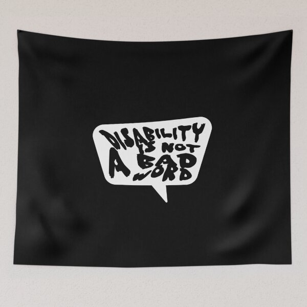 Item preview, Disability Is Not A Bad Word designed and sold by dudelinart.
