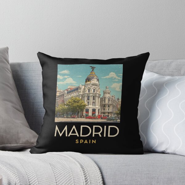 Item preview, A Vintage Travel Art of Madrid - Spain  designed and sold by GoodOldVintage.