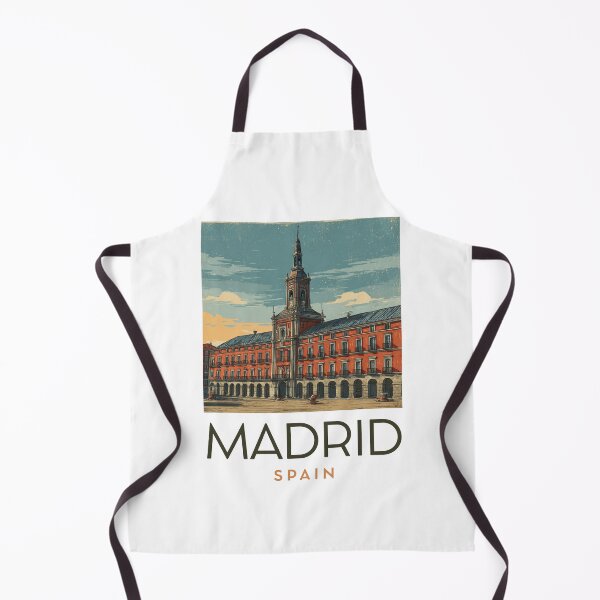 Item preview, A Vintage Travel Art of Madrid - Spain designed and sold by GoodOldVintage.