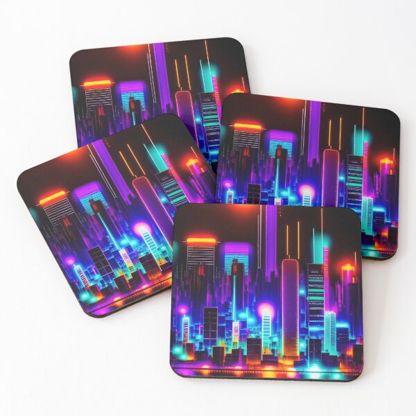 Item preview, Digital  Abstract City Skyline Art Print designed and sold by Esterlane.