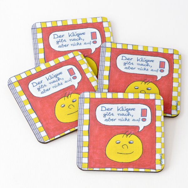 Item preview, The wisest one gives in, but doesn’t give up! designed and sold by WITZELS.
