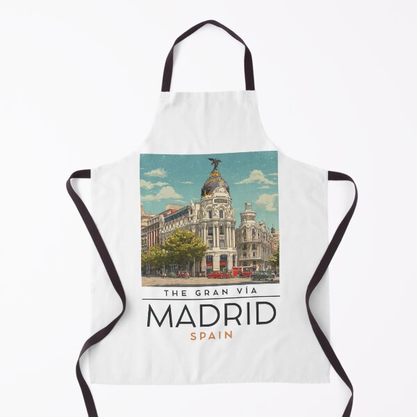 Item preview, A Vintage Travel Art of Madrid - Spain designed and sold by GoodOldVintage.