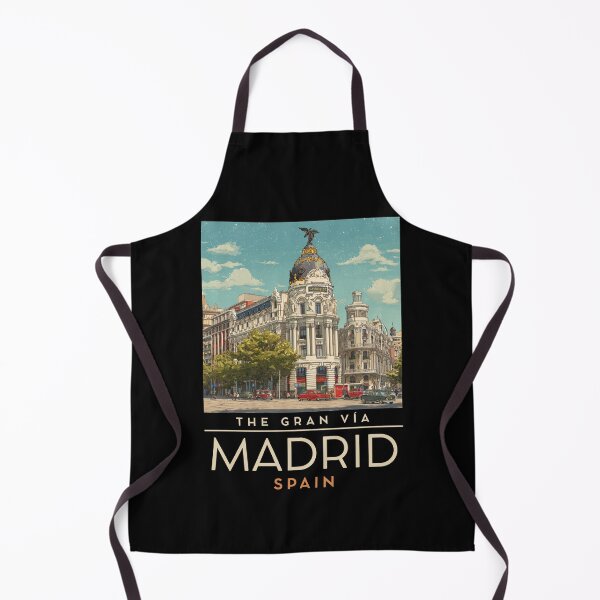 Item preview, A Vintage Travel Art of Madrid - Spain designed and sold by GoodOldVintage.