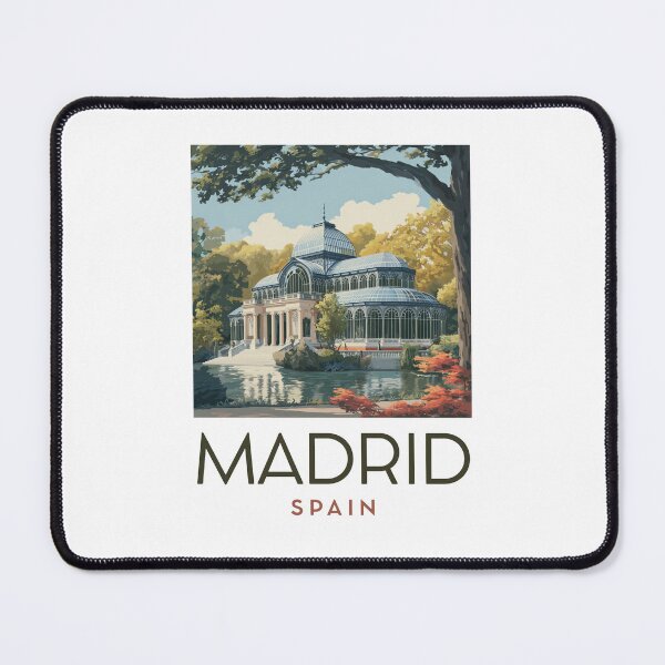 Item preview, A Vintage Travel Art of Madrid - Spain designed and sold by GoodOldVintage.
