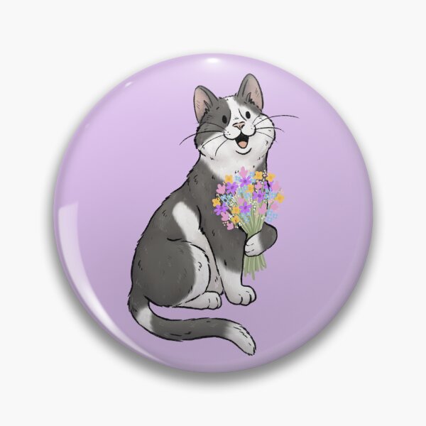 Artikelvorschau, Blumenkatze entworfen und verkauft von sillybadger.