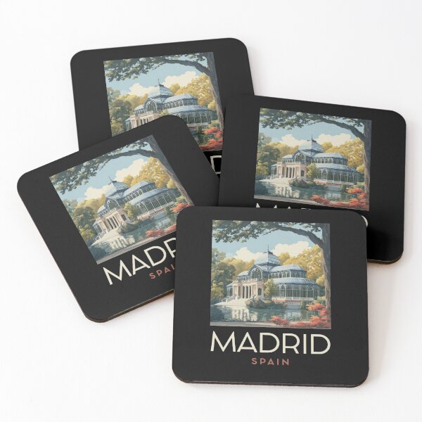 Item preview, A Vintage Travel Art of Madrid - Spain  designed and sold by GoodOldVintage.
