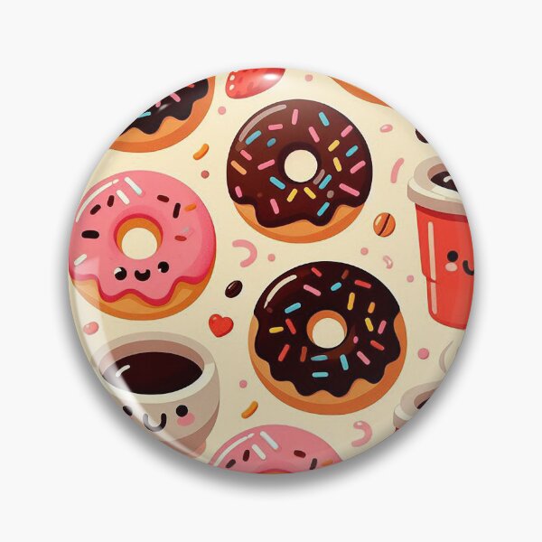 Item preview, Donuts and cups of coffee designed and sold by Designer667.