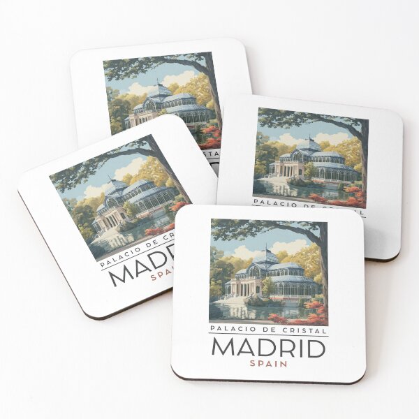 Item preview, A Vintage Travel Art of Madrid - Spain  designed and sold by GoodOldVintage.
