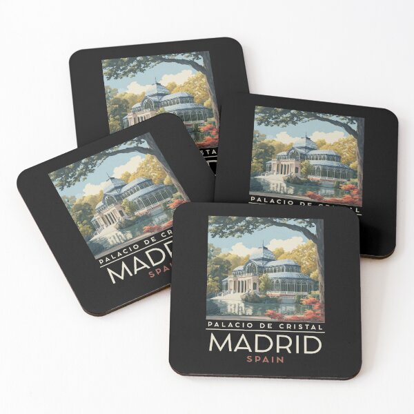 Item preview, A Vintage Travel Art of Madrid - Spain  designed and sold by GoodOldVintage.