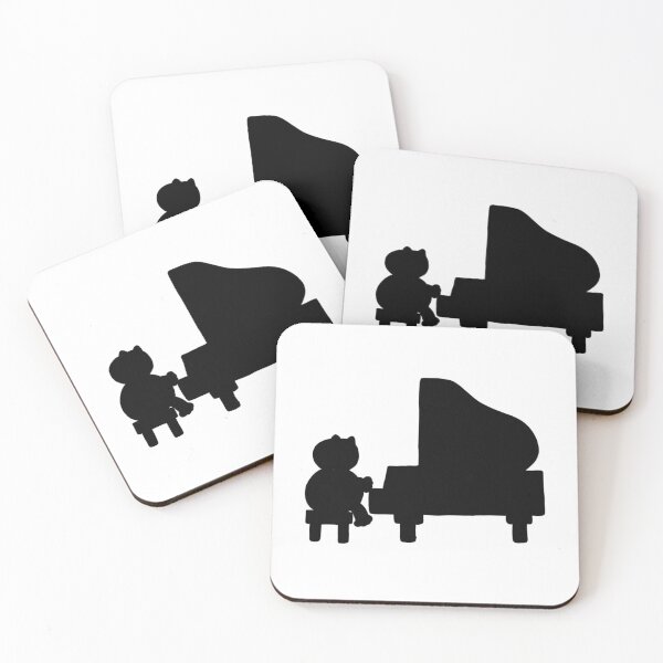 Item preview, a Cat playing the piano designed and sold by superbaechoo.