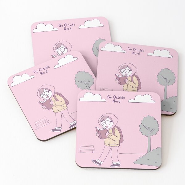 Item preview, Happy Nerd Enjoys Outdoor Reading designed and sold by ART ATTACK ZONE.
