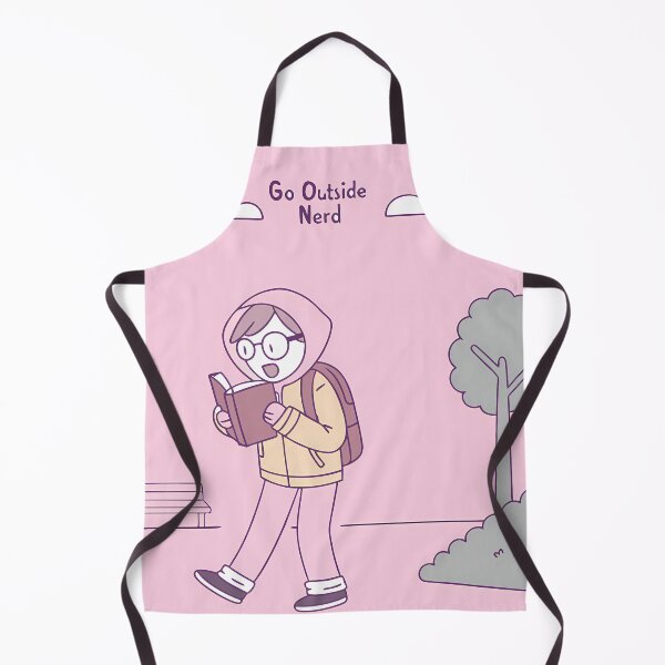 Item preview, Happy Nerd Enjoys Outdoor Reading designed and sold by ART ATTACK ZONE.
