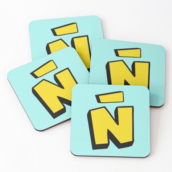 Item preview, Copy of the Letter Ñ in Video Game Style – Fun and Colorful Text designed and sold by charlypicazo.