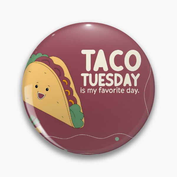 Item preview, Playful Taco Tuesday Favorite Day designed and sold by ART ATTACK ZONE.